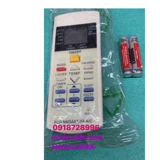 Remote máy lạnh nagakawa