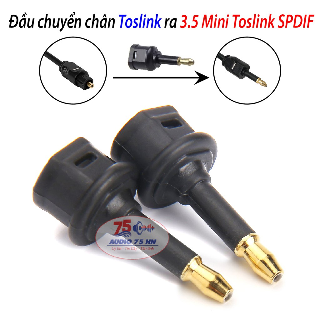 Đầu Chuyển Đổi Cáp Quang Toslink Sang Mini Toslink 3.5mm SPDIF