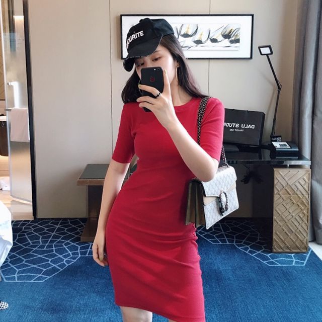 Váy body cộc tay hàng đẹp giá tốt