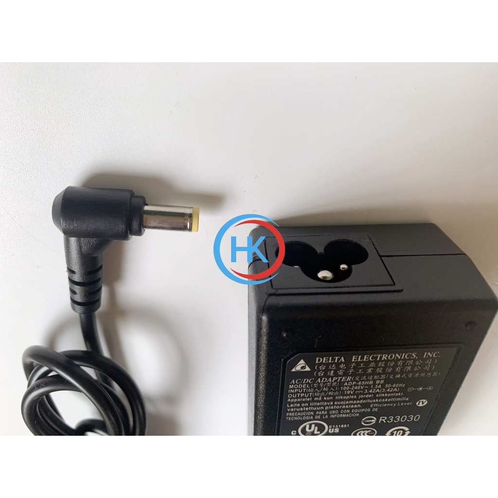 Sạc Laptop Acer 19V-3.42A 65W Acer 4710 4736 4810 4830 5830 X401 X402 X301 X501 4750 5810 sf531 V5-471 V5-473 V5-531