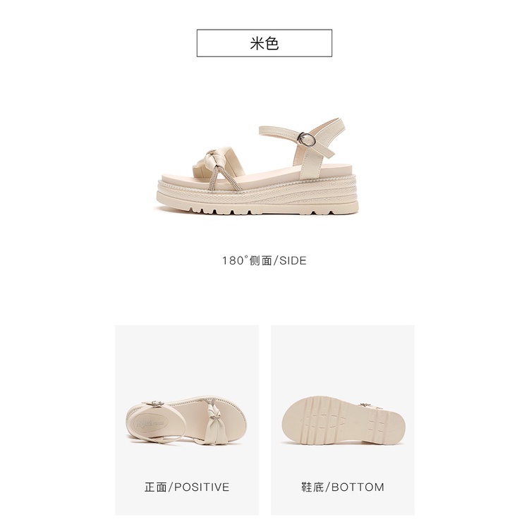 Sandal đế xuồng cao gót nữ dusto cao 5.5p thời trang công sở đẹp cao cấp giá rẻ da mềm chắc chắn êm chân màu đen-DX016