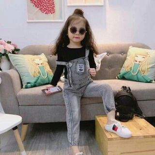 Rẻ vô đich - yếm jean cho bé