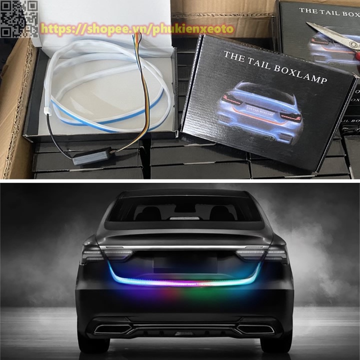 Đèn Led cốp ô tô xe hơi 12v 7 màu nhiều hiệu ứng