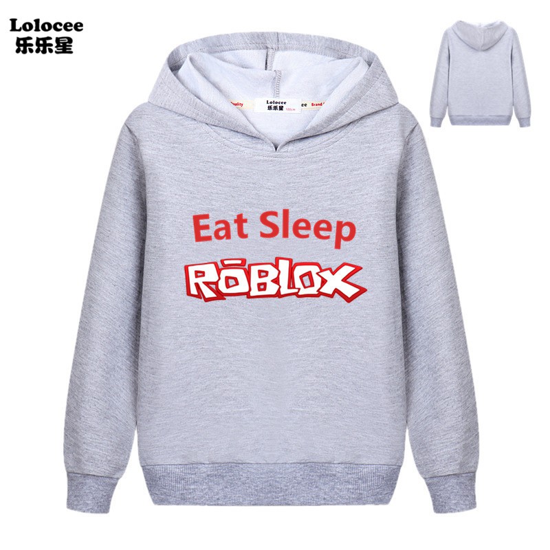Áo Hoodies In Hình Game Eat Sleep Roblox Dành Cho Bé Trai