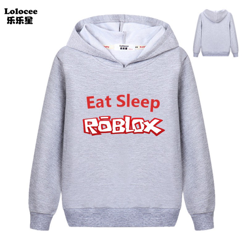 Áo Hoodies In Hình Game Eat Sleep Roblox Dành Cho Bé Trai