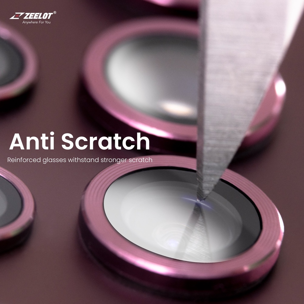 Miếng Dán Cường Lực Camera ZEELOT Lens Protector cho Samsung S22 Ultra - Hàng chính hãng