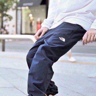 Quần Dài Vải Lanh Thêu Chữ The North Face Kiểu Nhật Bản Cá Tính