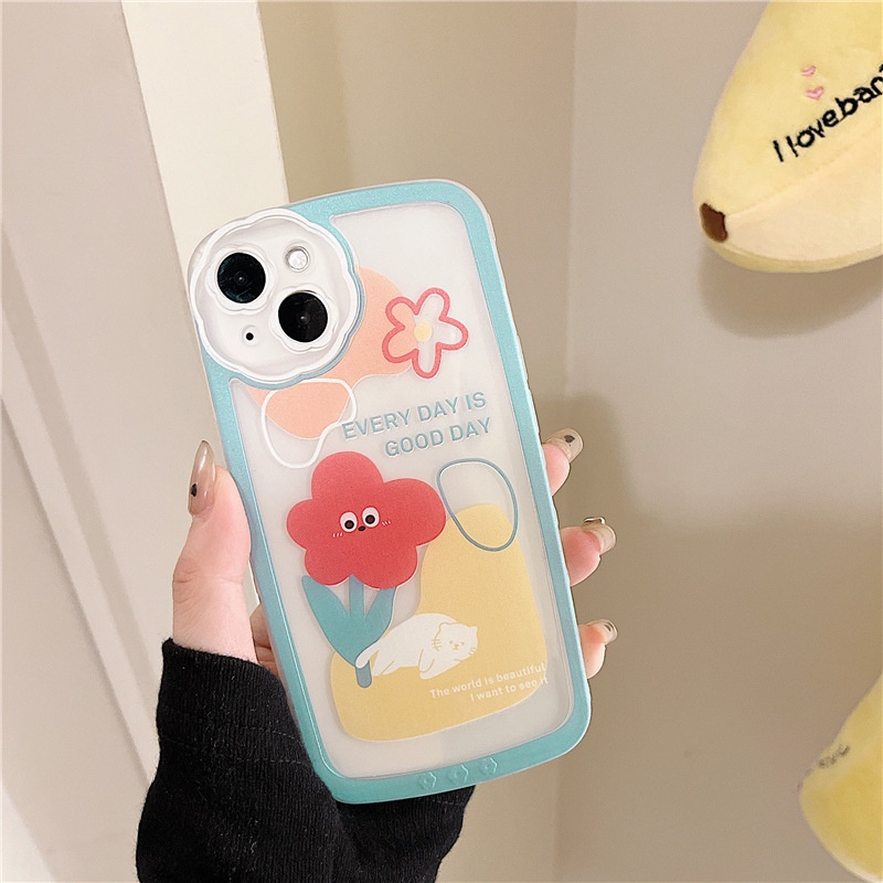 Ốp lưng iphone Ốp Điện Thoại Họa Tiết Hoa Bảo Vệ Cho Iphone 13Pro / X / 11 / 12 / xr 7 / 8PLUS / 14 / PROMAX Dinuo case
