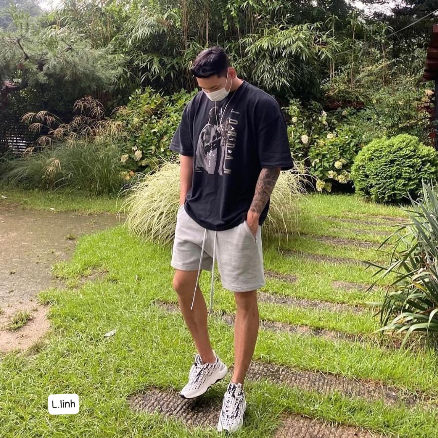 SET 3 QUẦN NAM Cotton dày dặn 3 màu đen trắng ghi cạp chun thoải mái