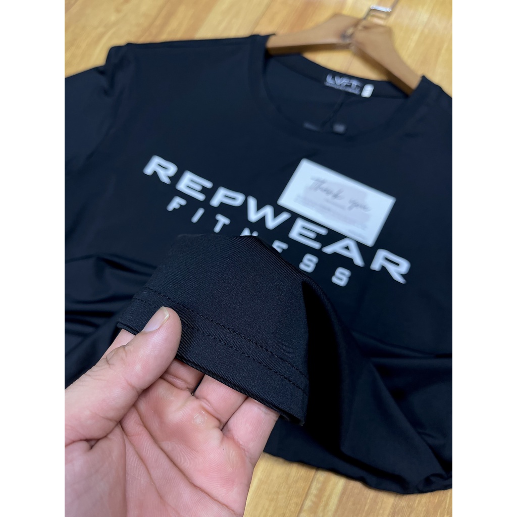 Áo thun nam tập gym DO GYM SHOP form ôm body, thun lạnh 4 chiều thoáng mát