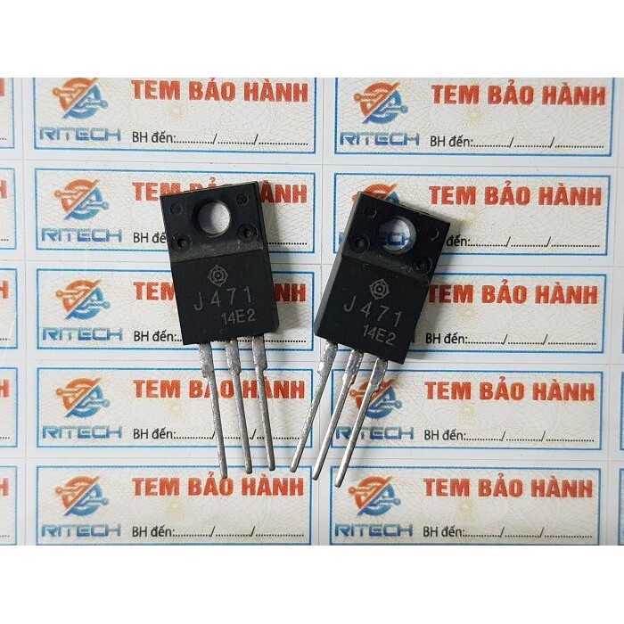 [Combo 3 con] 2SJ471, J471 Mosfet Kênh P 30V/30A TO-220F