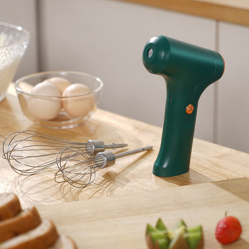 Máy Đánh Trứng / Kem Tự Động Không Dây Mini Màu Xanh Lá Cây