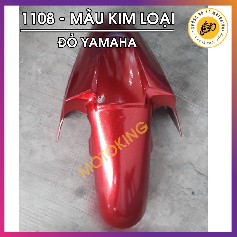 Combo Sơn Samurai đỏ Yamaha lấp lánh ánh kim 1108**loại 2K chuẩn quy trình độ bền 5 năm gồm 2K04 - 124 - 1108 - 2K01