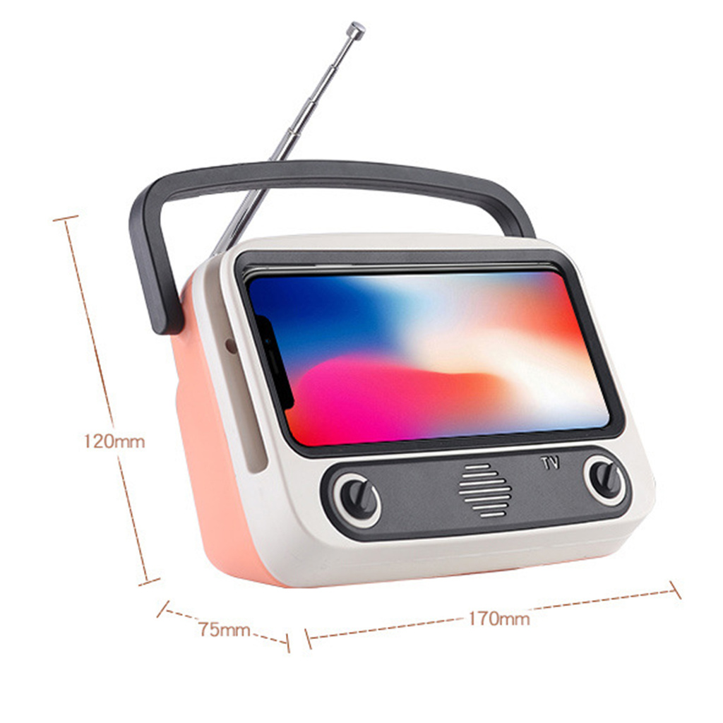 Loa Bluetooth Không Dây Thiết Kế Hình Tv Độc Đáo Và Phụ Kiện