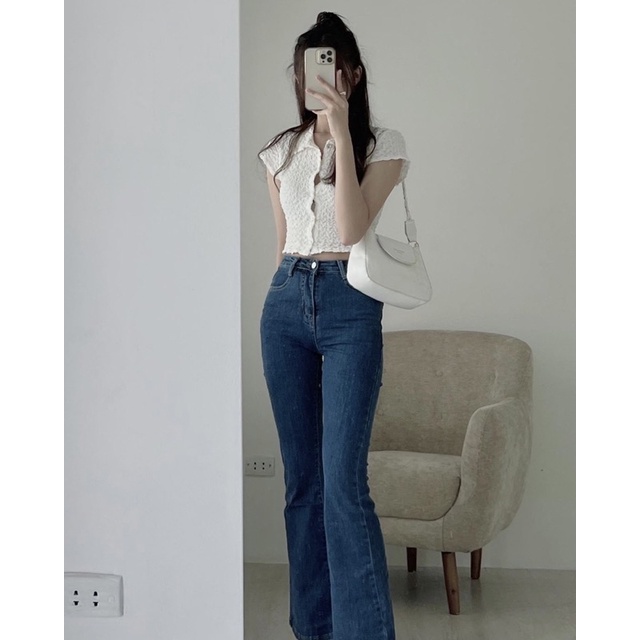 ÁO CROPTOP XỐP NHÚN ÔM