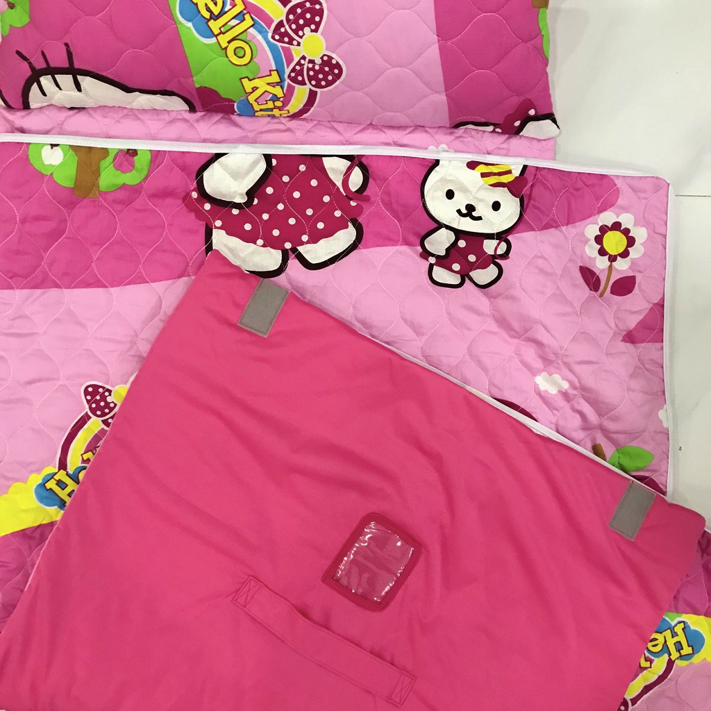 Túi Ngủ Trẻ Em Hello Kitty Chăn Túi Ngủ Mầm Non Cao Cấp