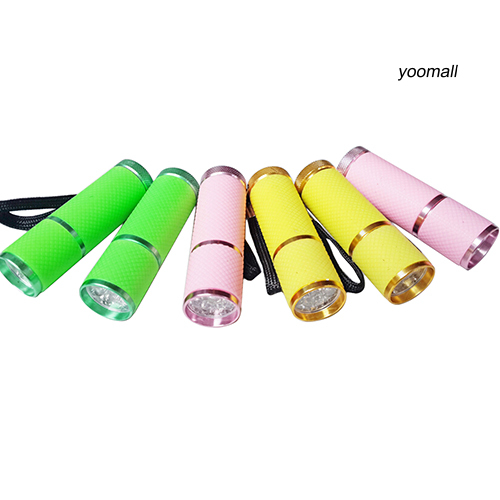 [Hàng mới về] Đèn Pin Led Uv 9 Bóng Sấy Khô Sơn Móng Tay Tiện Dụng