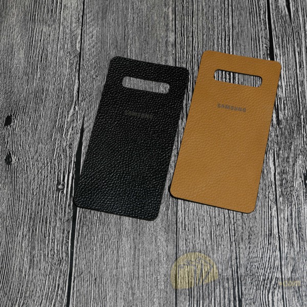 Miếng dán da Samsung Galaxy S10 Plus da bò 100% (Made in Việt Nam)