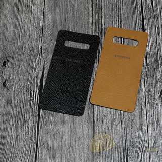 Miếng dán da Samsung Galaxy S10 Plus da bò 100% (Made in Việt Nam)
