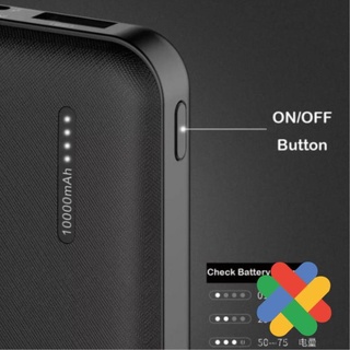 Pin dự phòng Arun 10000mah Mini3