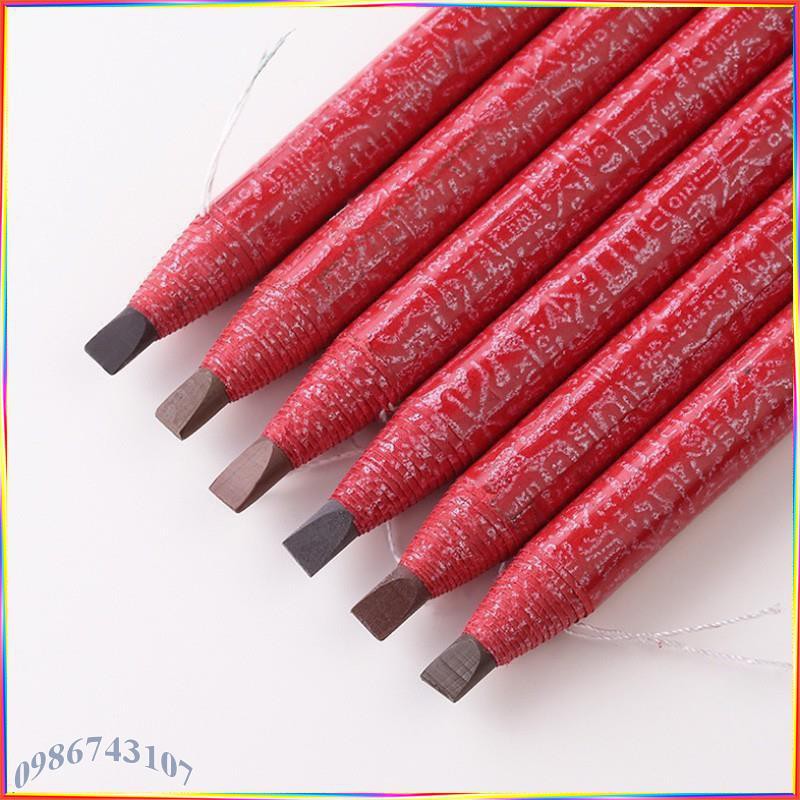 Chì xé kẻ lông mày Kasumi vỏ màu Đỏ SV