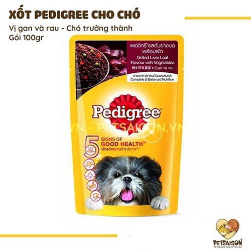 [CHÍNH HÃNG] XỐT PEDIGREE THỊT GÀ CHO CHÓ 130G