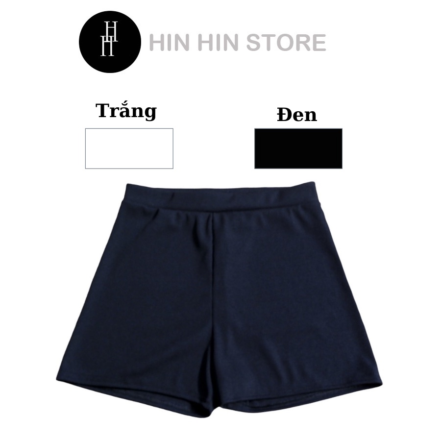 Quần biker short HQS15 thun gân ôm lưng cao Hỉn Hỉn Store