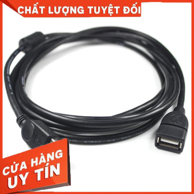 Freeship 50k Cáp USB nối dài 1M5 đen chống nhiễu-DC285 | BigBuy360 - bigbuy360.vn