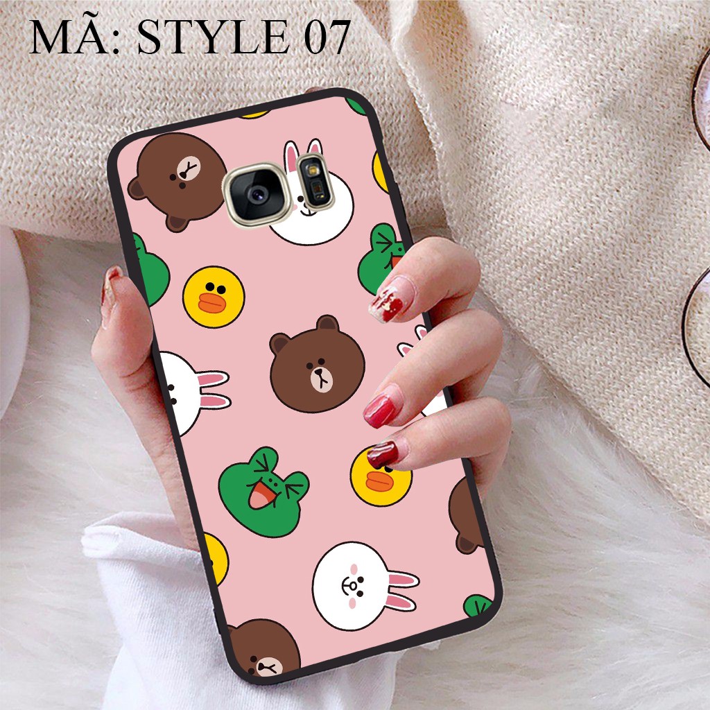 Ốp lưng Samsung S7 viền dẻo TPU BST Phong cách