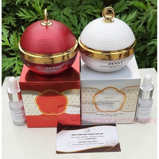  Kem Zenny LUXURY .mới phiên bản cao cấp tặng serum,sữa rửa mặt  cam kết chính hãng. 