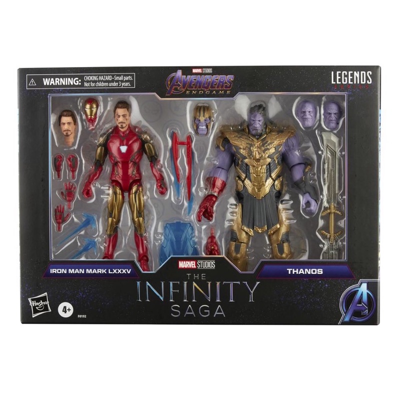 Marvel Legends Iron Man Mark LXXXV and Thanos 2 Pack