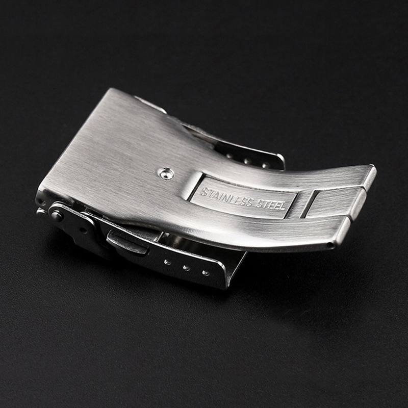 Khóa Gài Bằng Thép Không Gỉ 304 Cho Đồng Hồ Đeo Tay Seiko 18mm 20mm 22mm 24mm