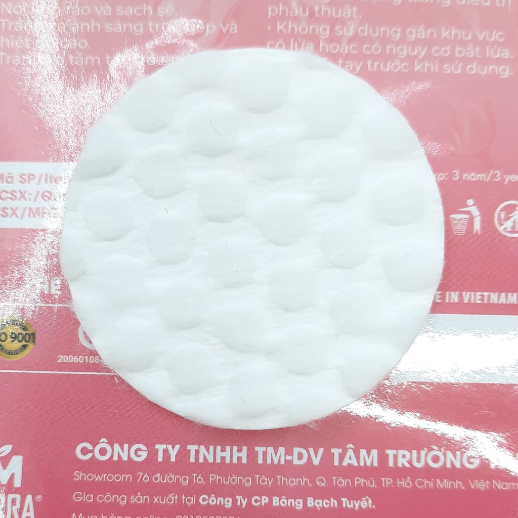 BÔNG TẨY TRANG MIRRA HẠT MASSAGE (MIẾNG TRÒN,GÓI 300GAM) | BigBuy360 - bigbuy360.vn