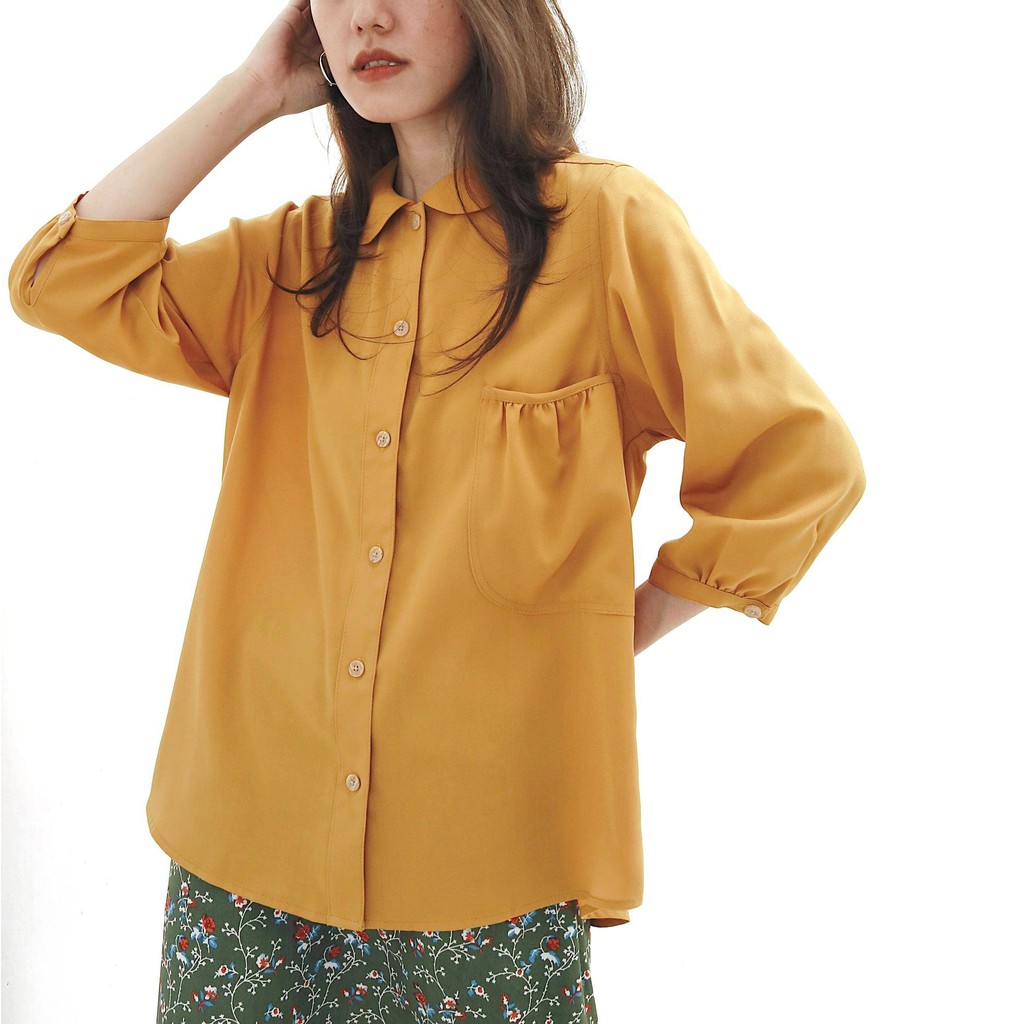 Chicka Chicka - Áo kiểu Peter pan collar shirt