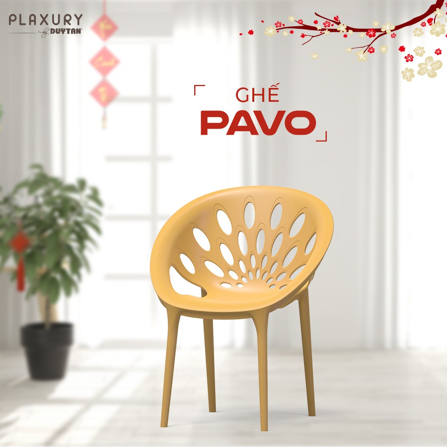 Ghế cafe PAVO, văn phòng, nội thất - Plaxury Duy Tân