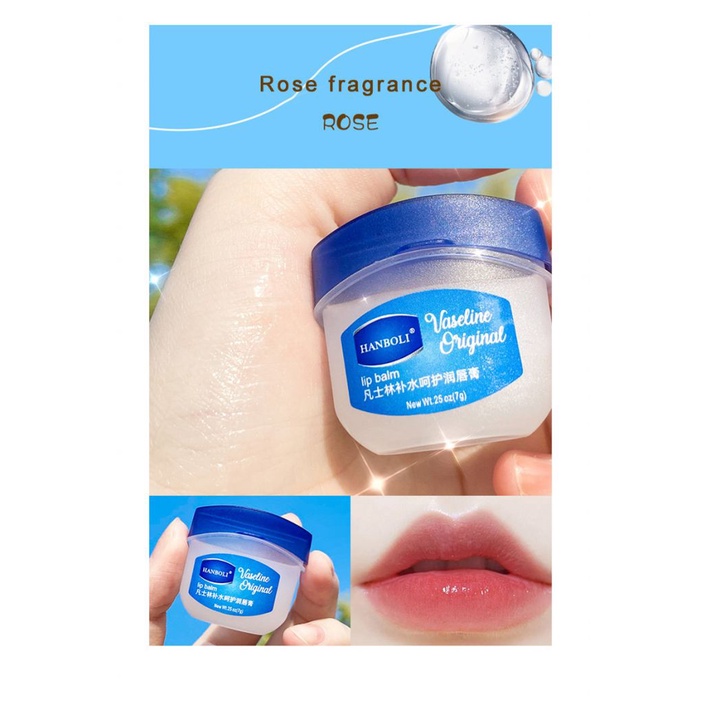 [Hàng mới về] Son dưỡng môi Vaseline giữ ẩm chống khô cho nam nữ