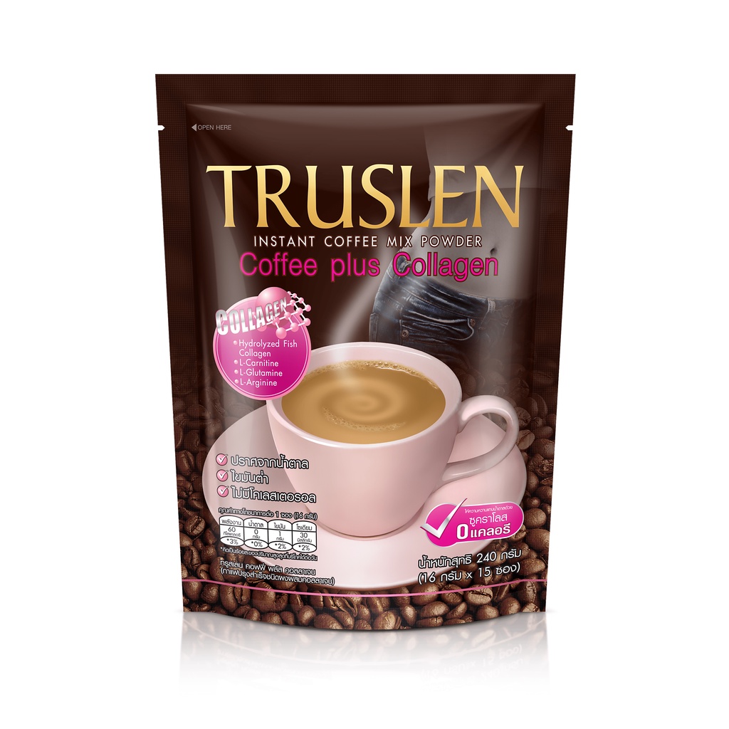 Cà Phê Hòa Tan Coffee Plus Collagen Truslen 16g