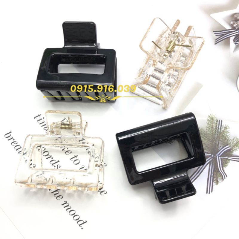 Kẹp Tóc Nữ Hình Vuông, Kẹp Càng Cua Vuông Phong Cách Hàn Quốc