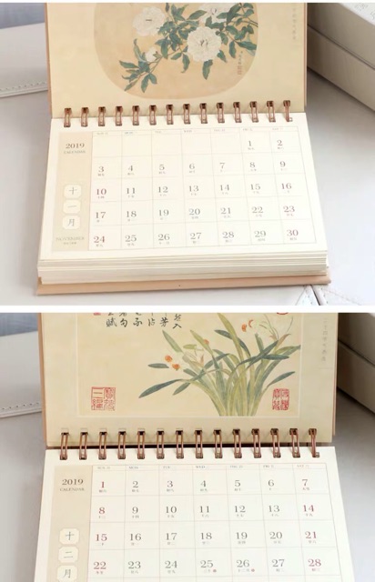 LỊCH TRUNG ĐỂ BÀN 2024