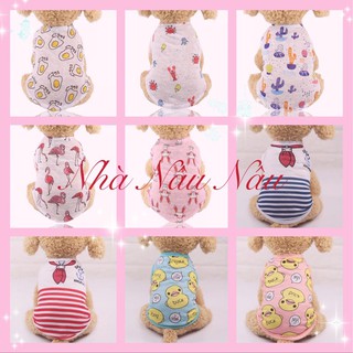 áo ba lỗ mùa hè cho chó mèo