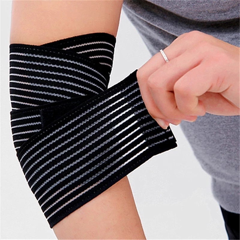 Đai Quấn Bảo Vệ Cổ Tay/ Mắt Cá Chân Bằng Cotton Co Giãn 4 Màu Cho Tập Thể Thao