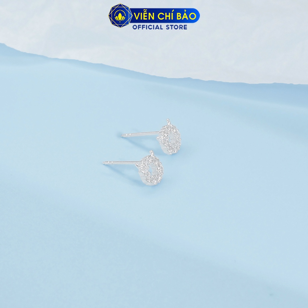 Bông tai cừu chất liệu bạc 925 thời trang phụ kiện trang sức nữ thương hiệu Viễn Chí Bảo E069