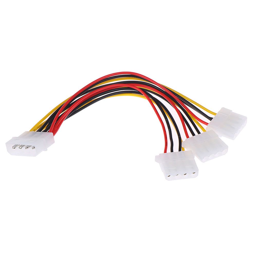 Dây Cáp Chia Nguồn 4 Chấu 21cm Ide 1-to-3 Molex Ide 4 Pin