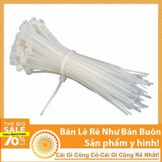 Bộ 10 Dây Thít - Dây Rút Màu Trắng