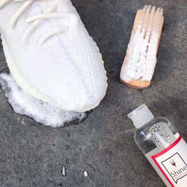[CHÍNH HÃNG] - Bộ dung dịch vệ sinh giày dép Q-Shine Cleaner Kit 250ml