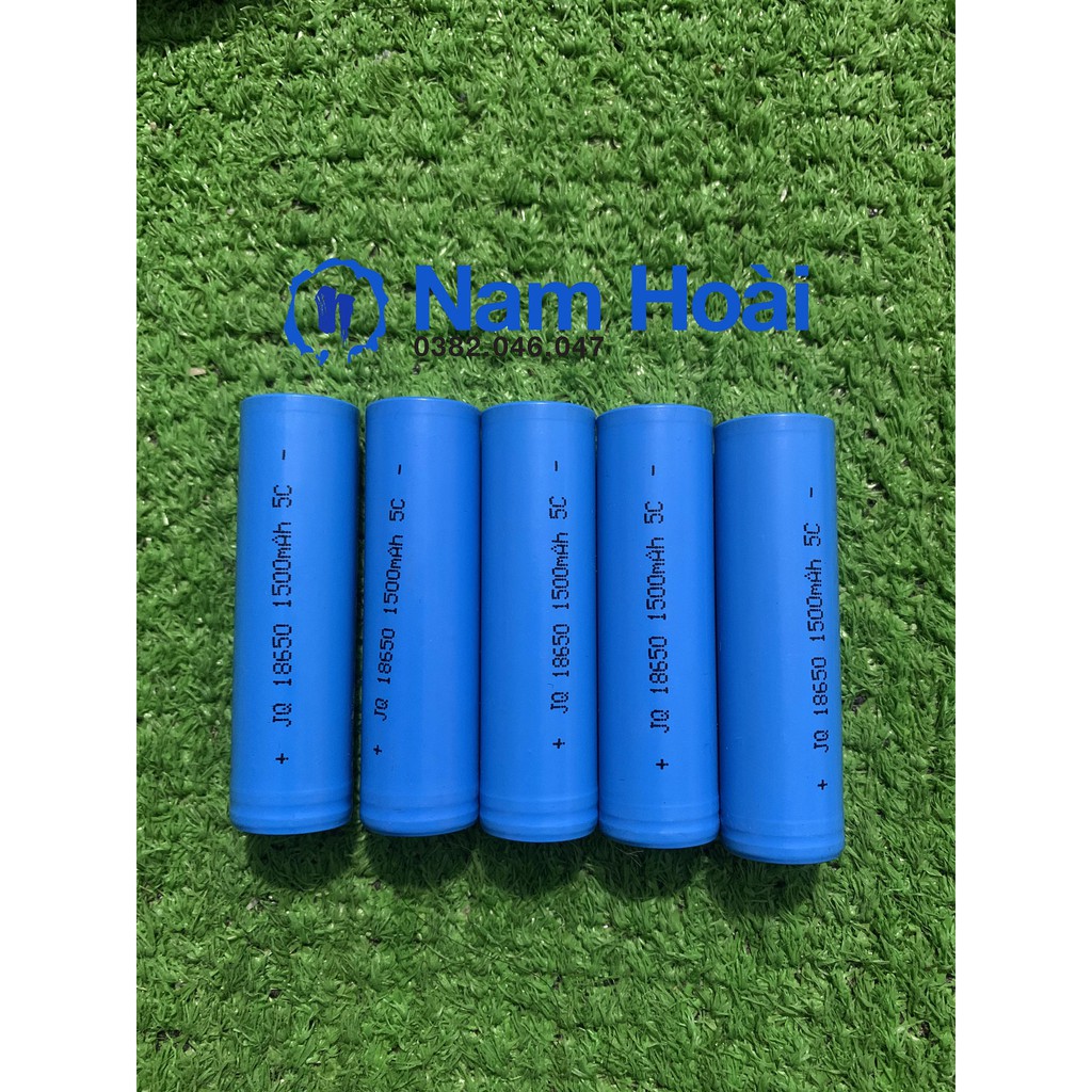 [1500 mAh] Pin Lithium 18650 3.7V Đóng pin máy, Đèn Pin, sạc dự phòng