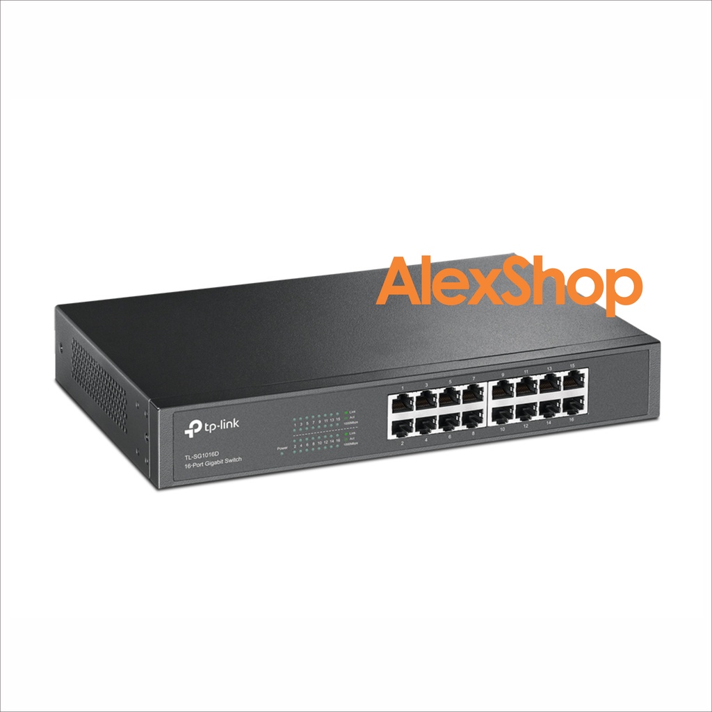 [Chính Hãng] Bộ Chia Mạng Vỏ Thép TP-Link SG1016D Switch 16 Cổng Gigabit