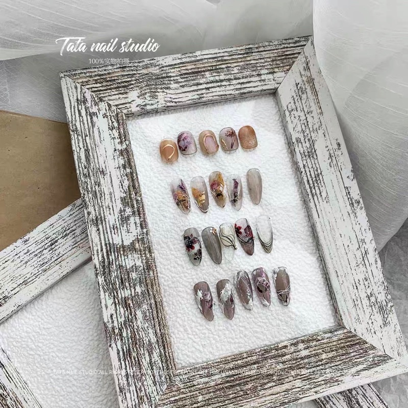 Khung ảnh decor chụp ảnh background nail(khong kèm bìa trong