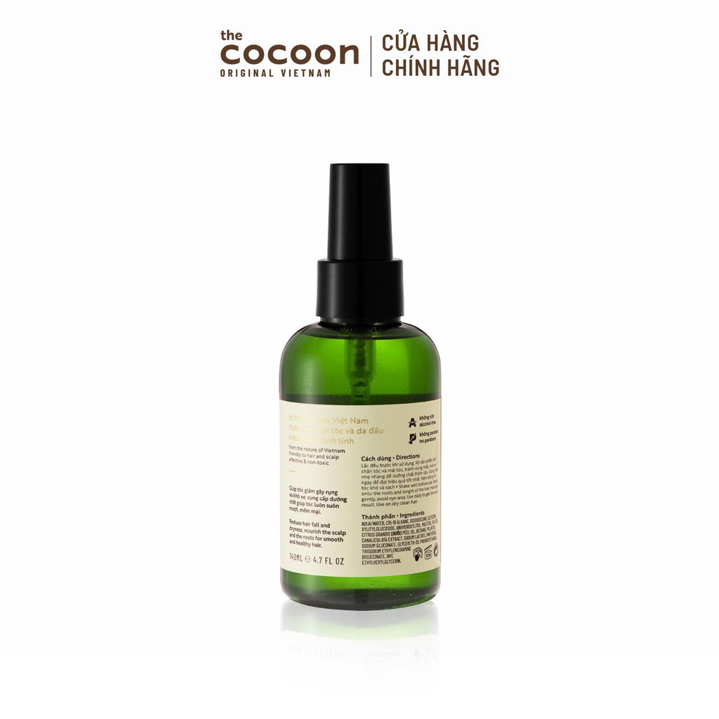  Tinh Dầu Bưởi Dưỡng Tóc Cocoon 140ml