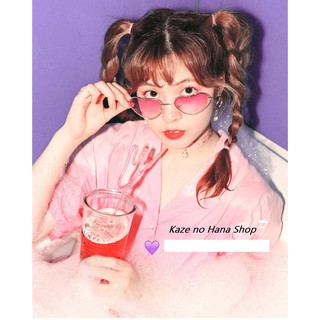 [ CÓ SẴN ] Kính mát sống ảo trái tim/kính lolita korea hàn quốc cosplay ulzzang kawaii dễ thương